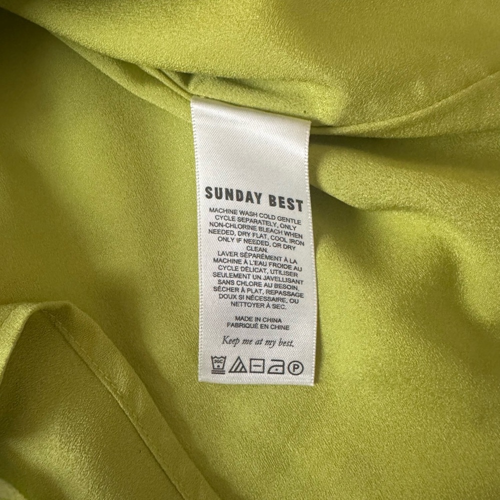 Floral Lime Green Dress - Picture 5 of 5